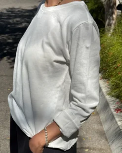 Everyday Long Sleeve Top - Vintage White