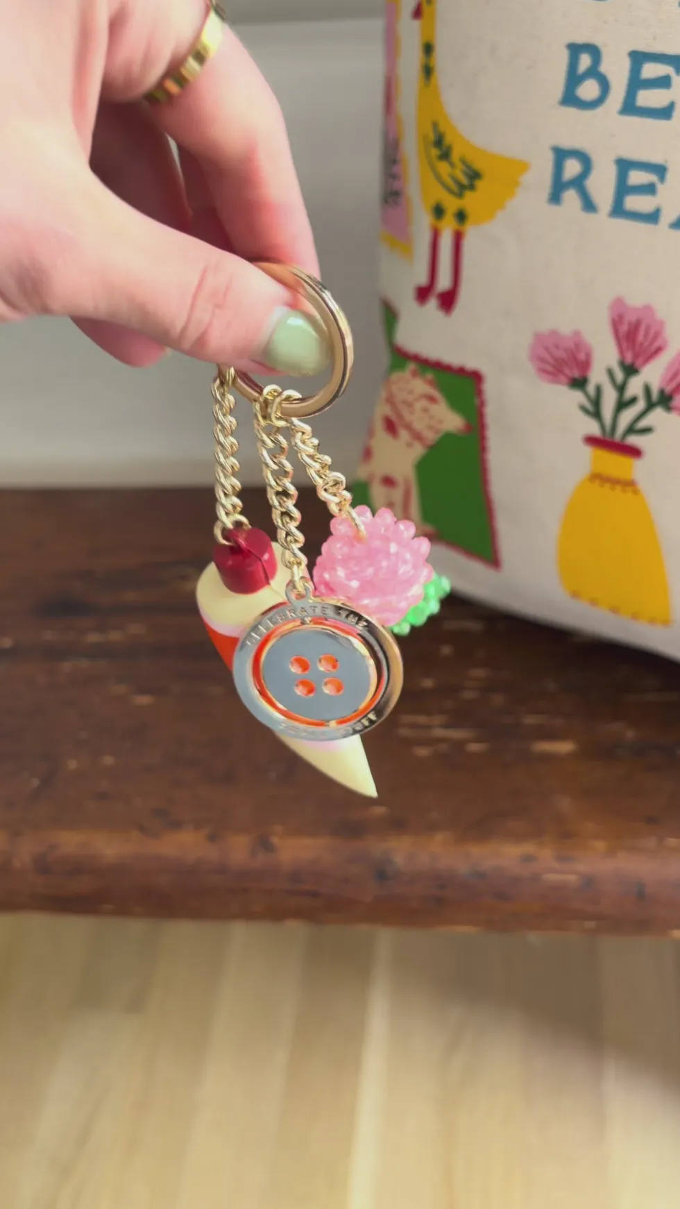 Fidget Keychain - Celebrate the Small Stuff