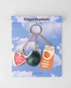 Fidget Keychain - Orange Juice