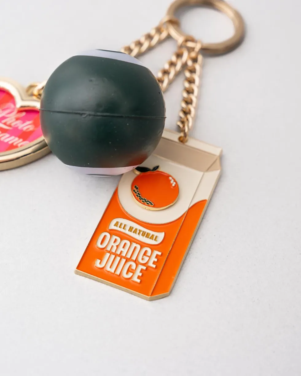 Fidget Keychain - Orange Juice