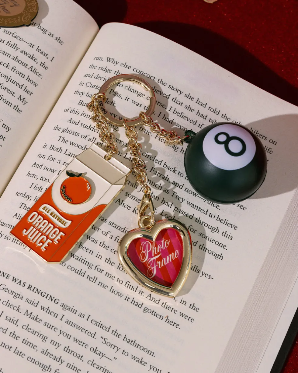 Fidget Keychain - Orange Juice