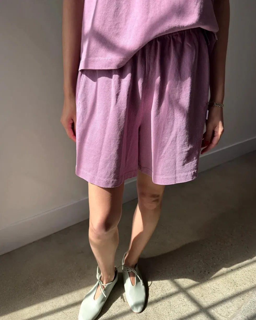 Flared Basketball Shorts - Dusty Lilac