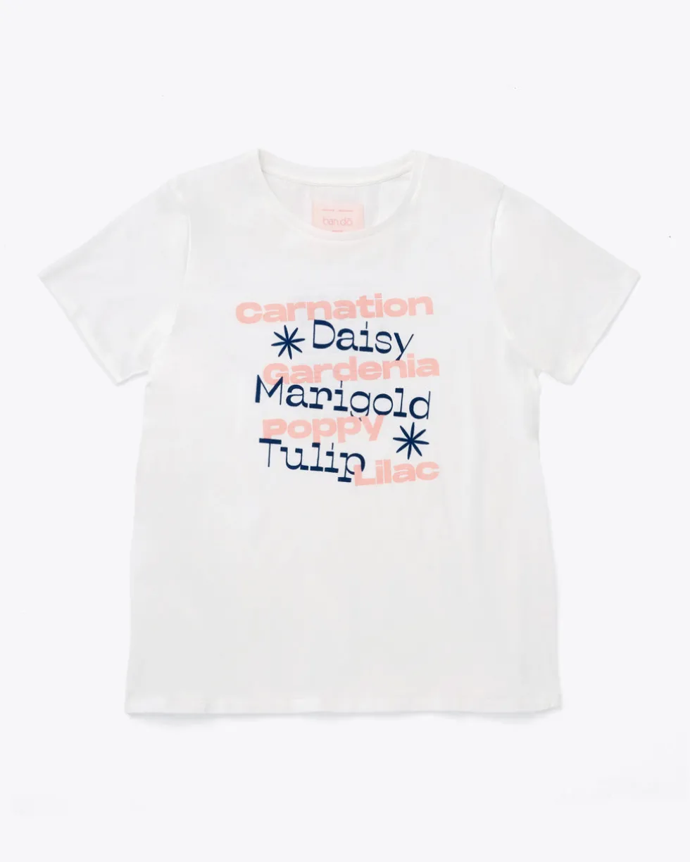 Flower List Tee
