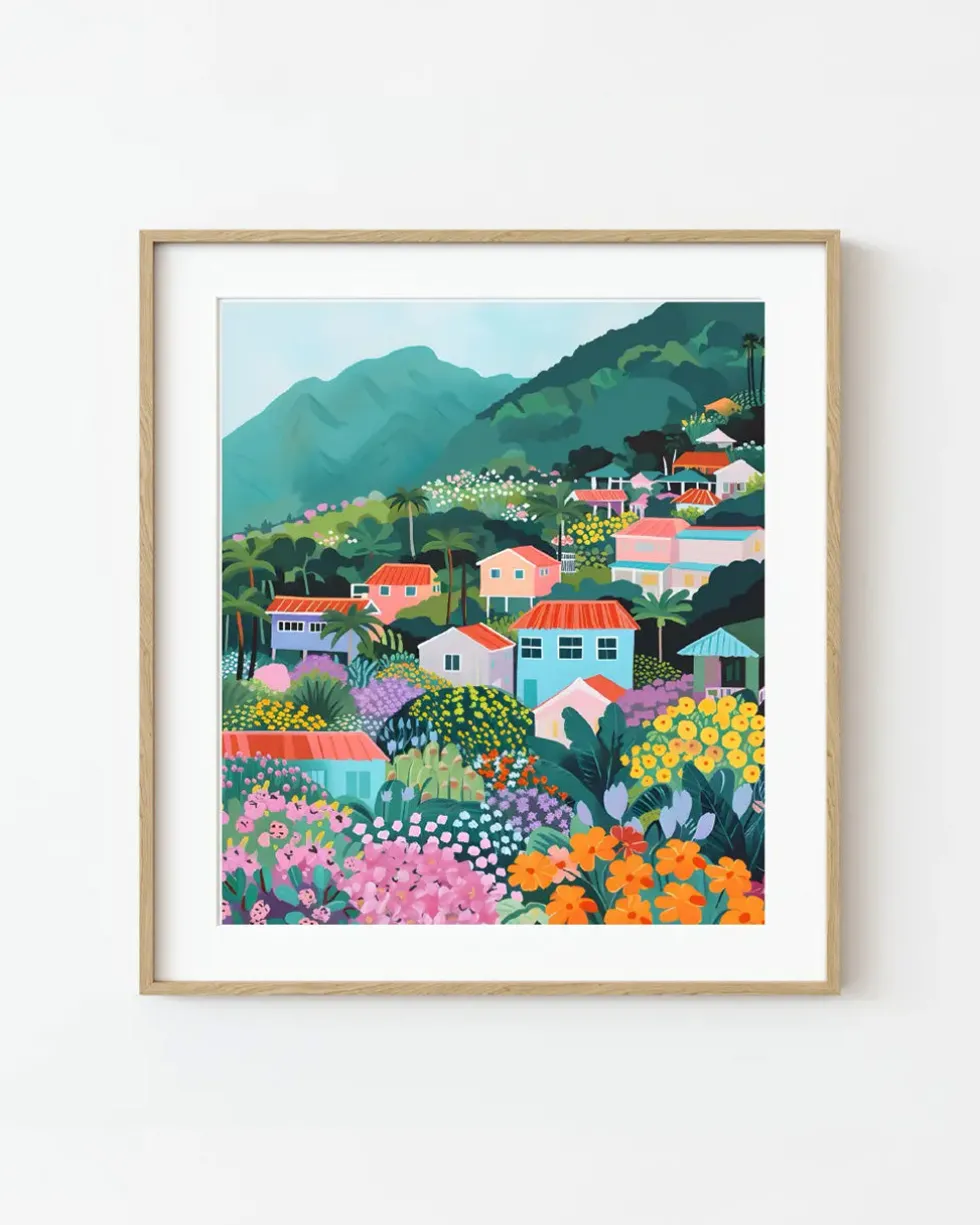 Flower Market Paint By Numbers - Honolulu
