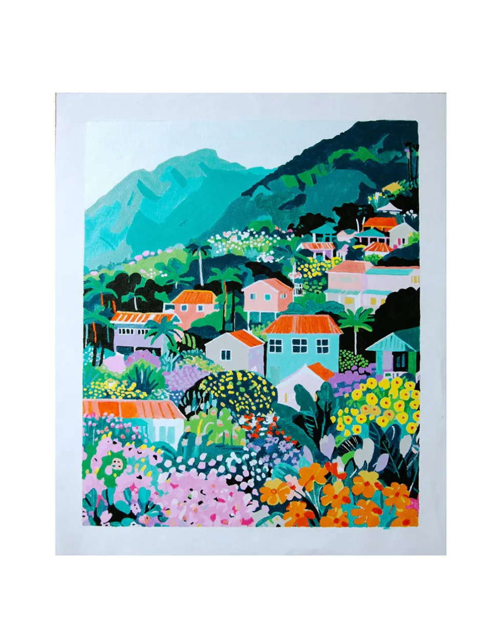 Flower Market Paint By Numbers - Honolulu