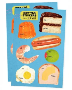 Foodie Gift Tag Stickers