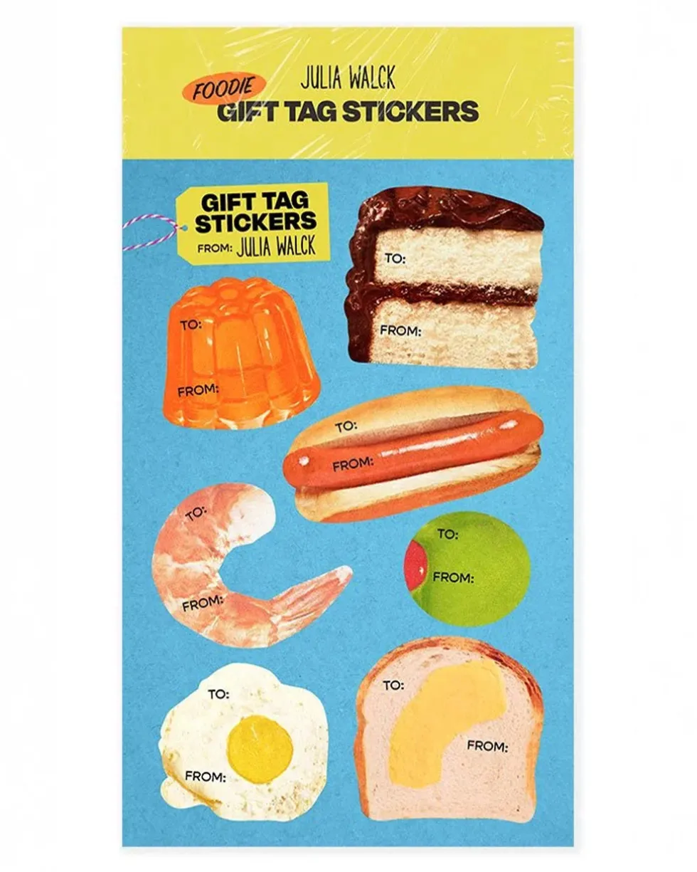Foodie Gift Tag Stickers