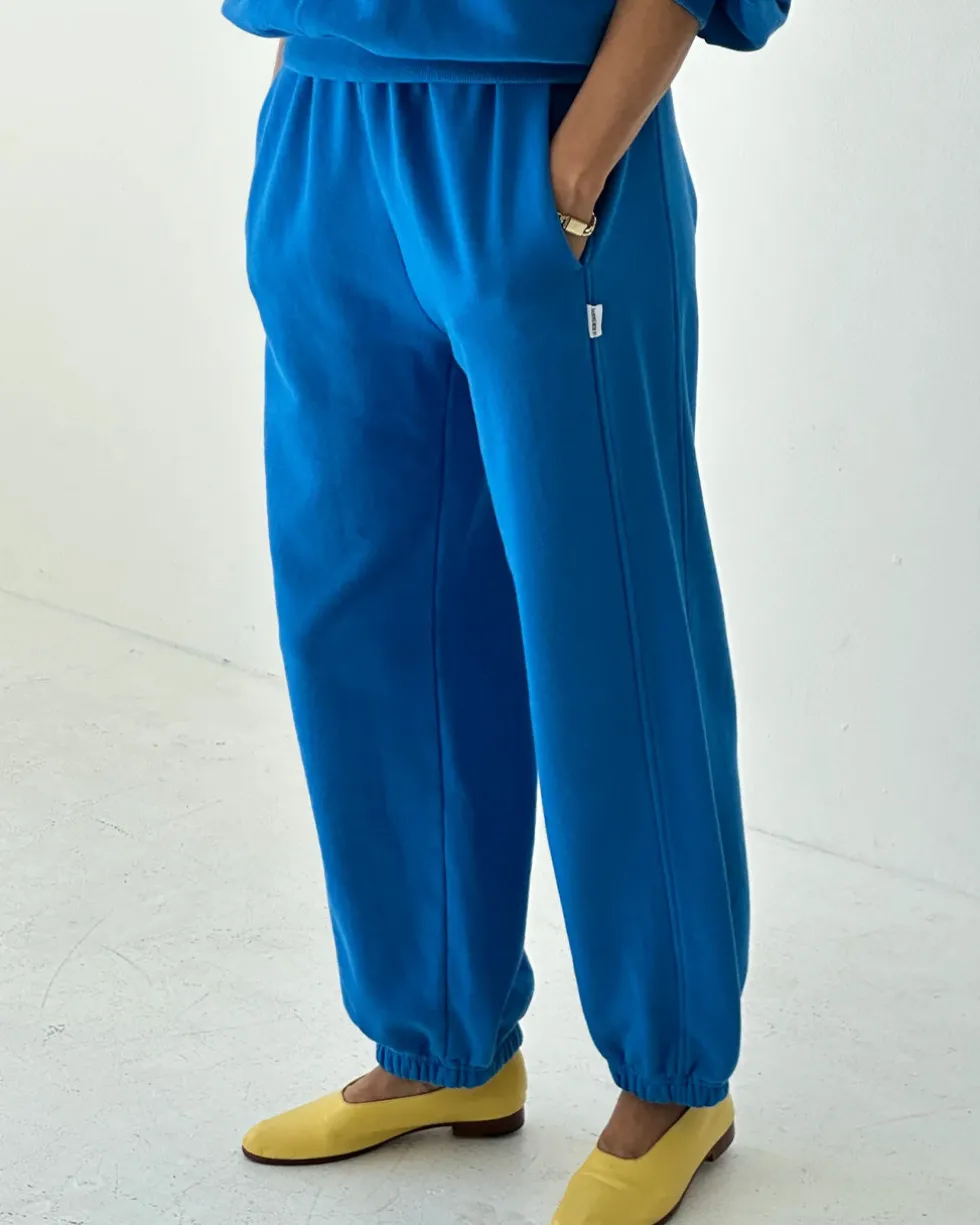 French Terry Balloon Pants - Lagoon