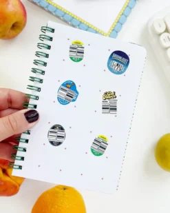 Fruit Sticker Journal Book