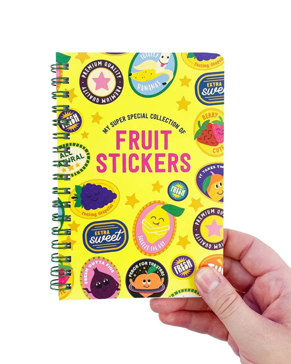 Fruit Sticker Journal Book