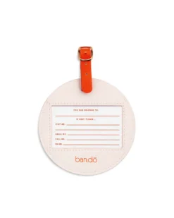 Getaway Round Luggage Tag - Cities