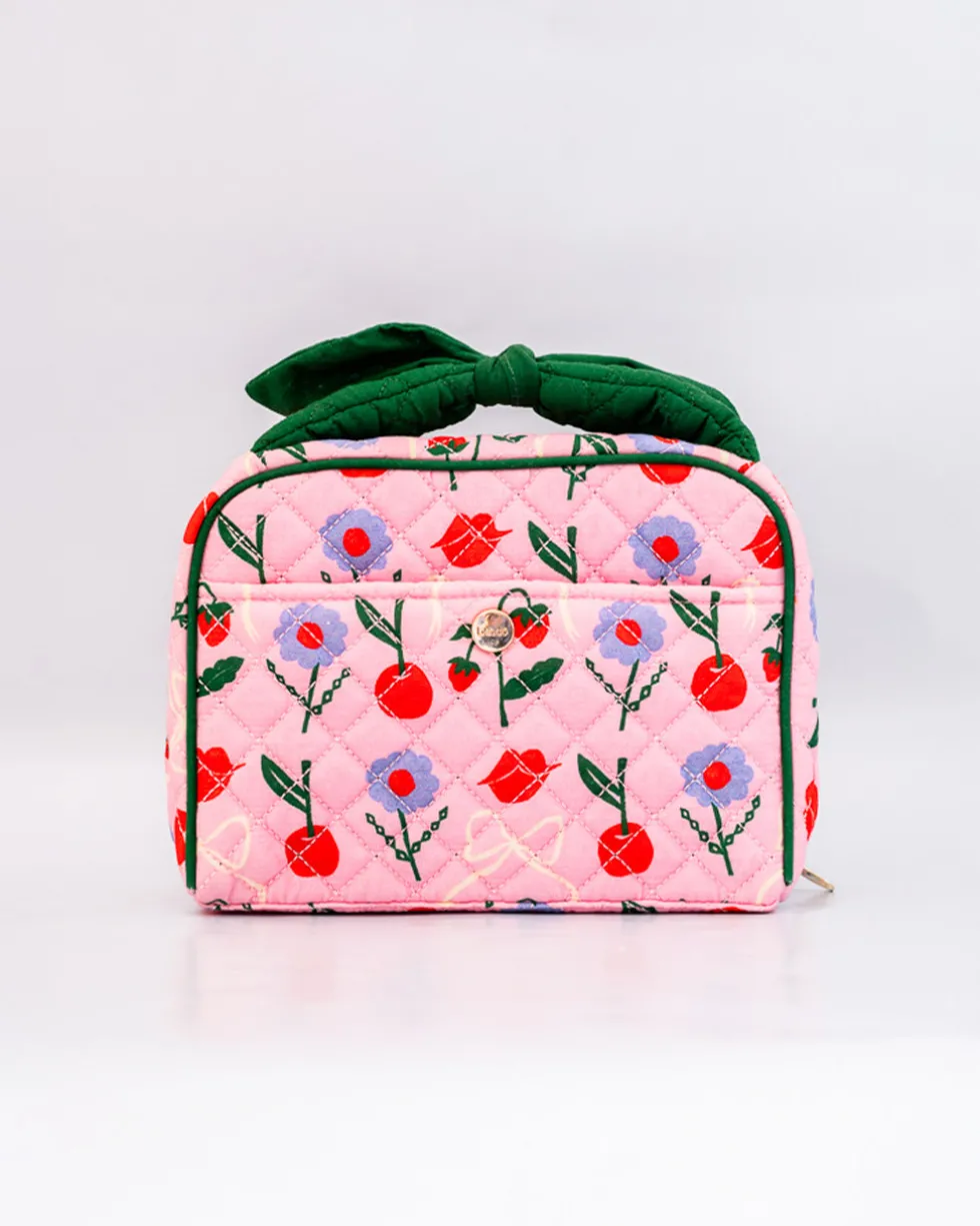 Getaway Toiletry Bag - Cherry Lips