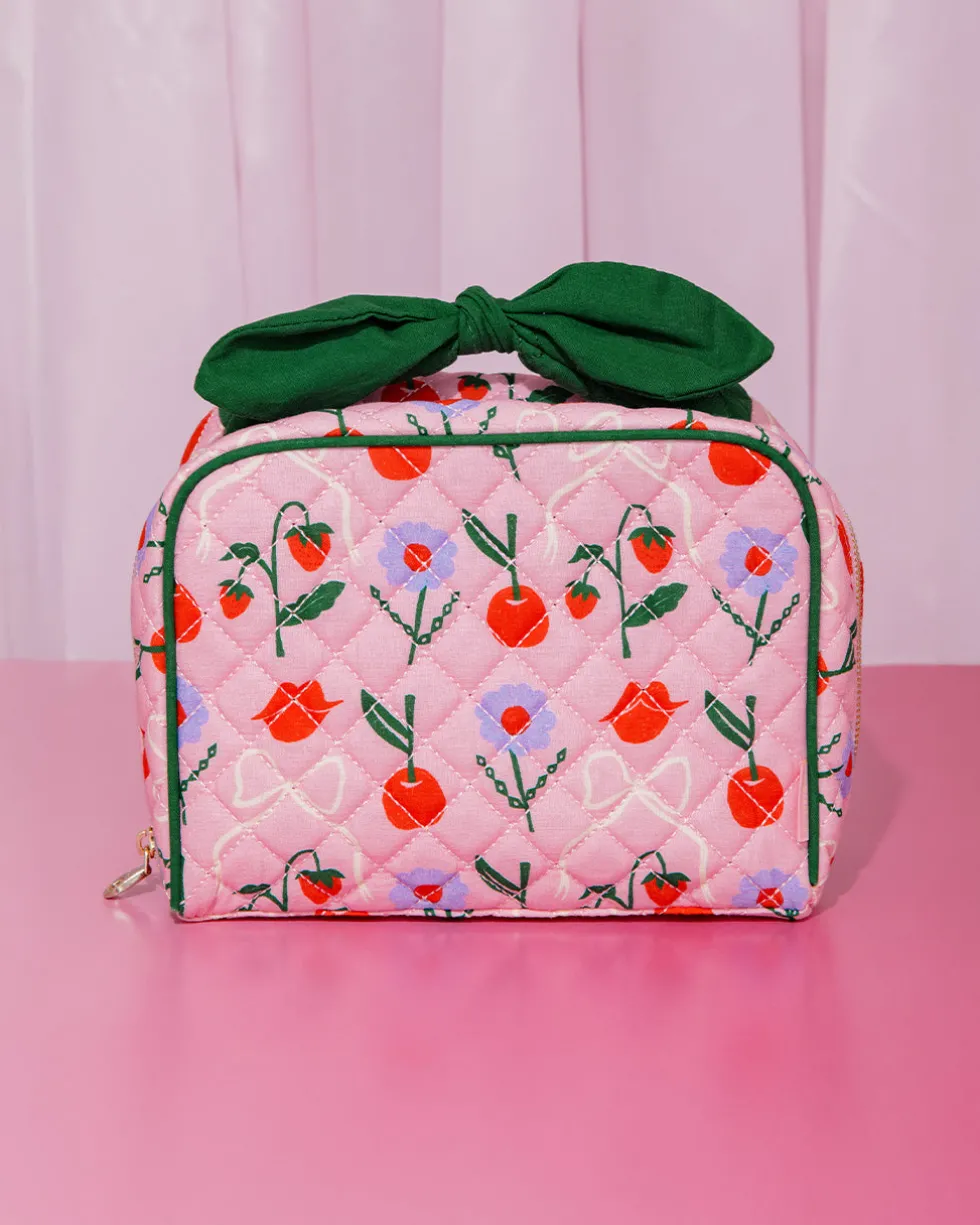 Getaway Toiletry Bag - Cherry Lips