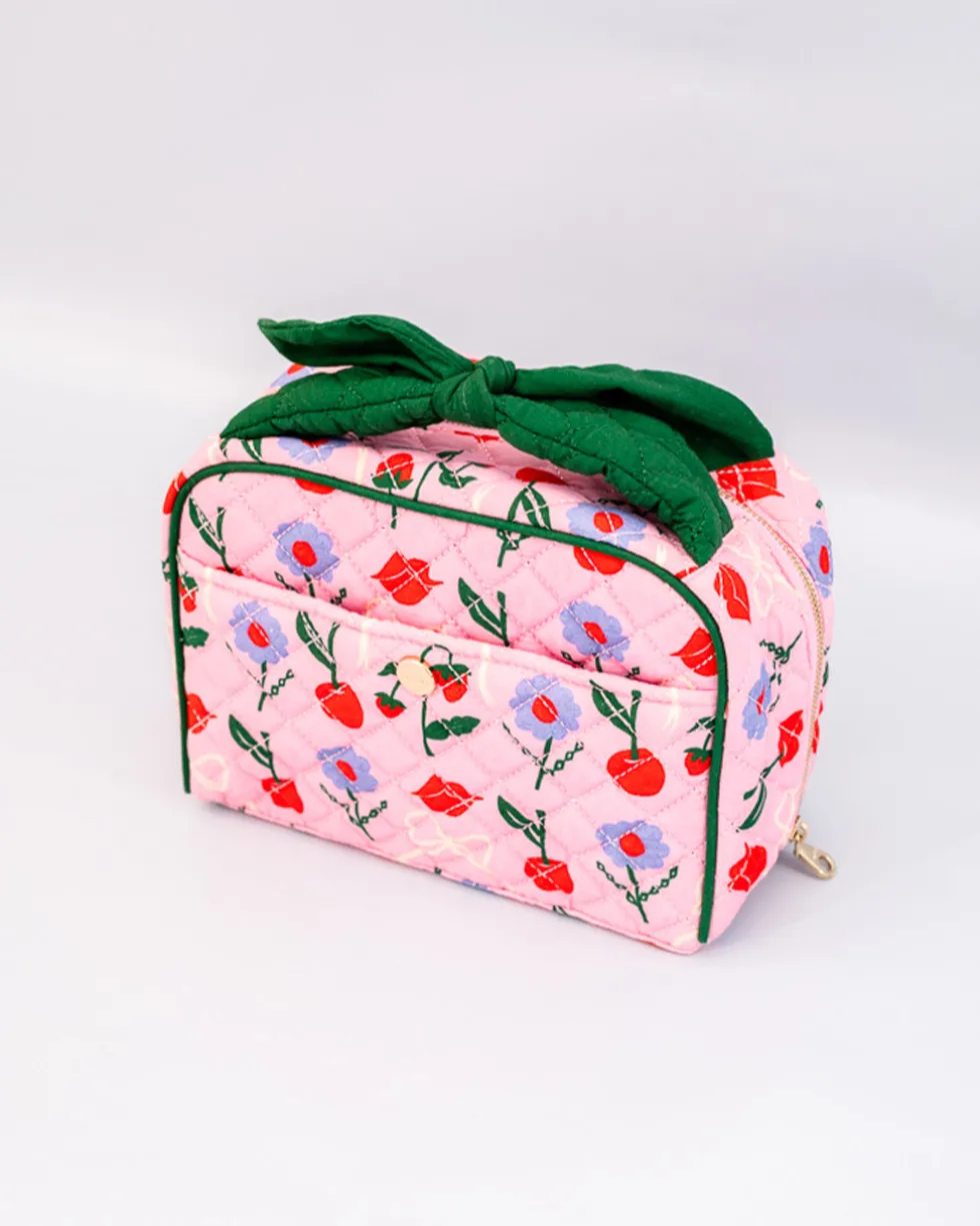 Getaway Toiletry Bag - Cherry Lips