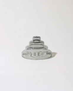 Glass Meso Incense Holder - Gray