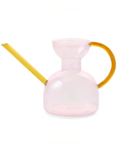 Glass Watering Can - Pink