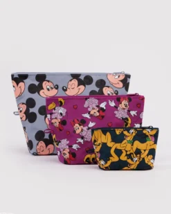 Go Pouch Set - Mickey, Minnie & Pluto