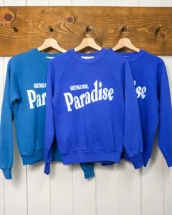 Greetings From Paradise Sweatshirt - Blue