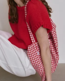 Happy Carry Bag - Red Gingham
