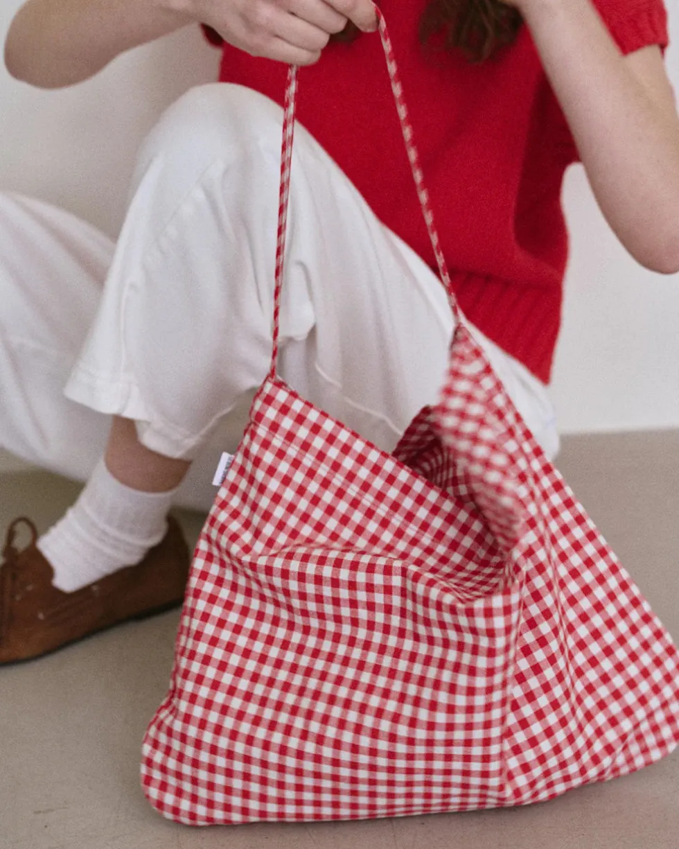 Happy Carry Bag - Red Gingham