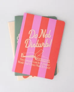 Hold That Thought Notebook Set - Pastries and Books