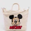 Horizontal Zip Duck Bag - Embroidered Mickey Mouse Club
