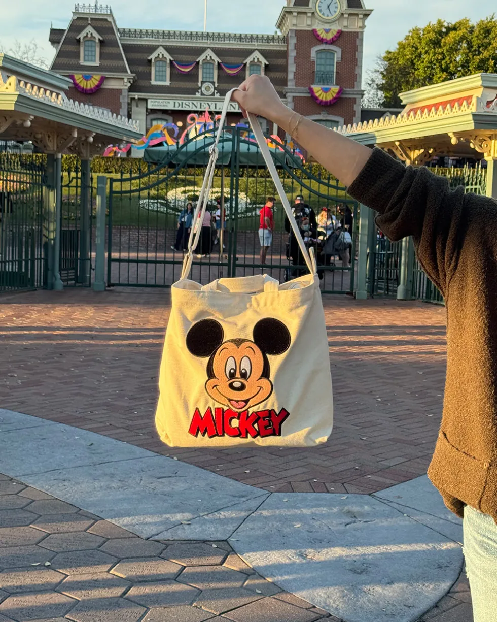 Horizontal Zip Duck Bag - Embroidered Mickey Mouse Club