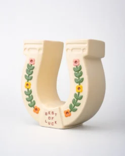 Horseshoe Ceramic Vase