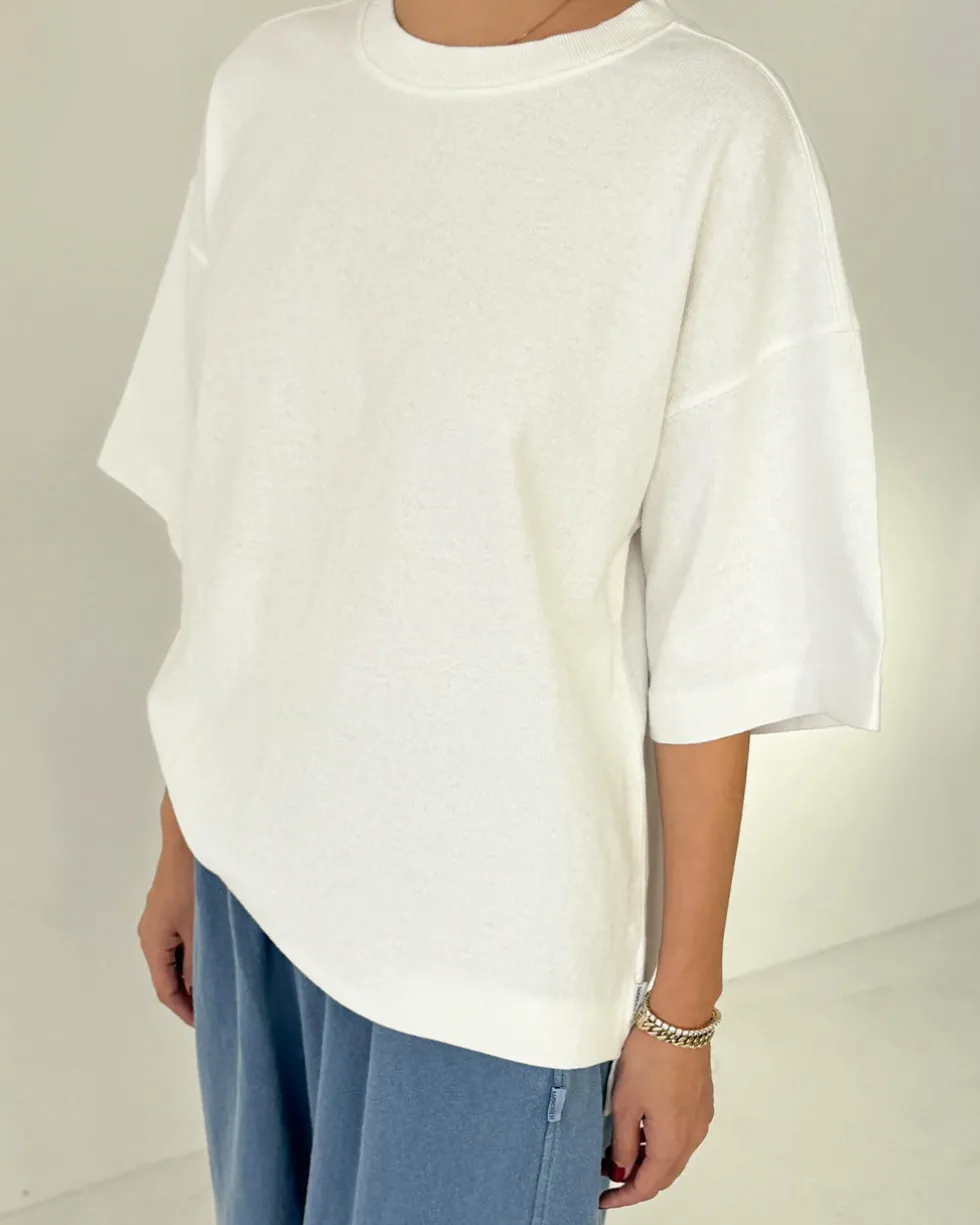Jayden Tee - White Cotton