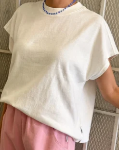 Jeanne Tee - White Cotton