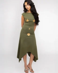 Jia Dress - Seaweed