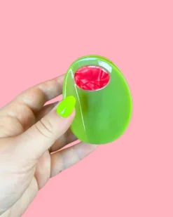 Jumbo Stuffed Olive Hair Claw