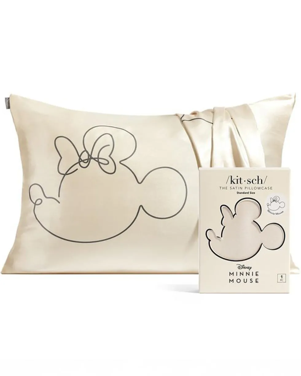 Kitsch x Mickey and Minnie Satin Pillowcase - Mrs. Mouse