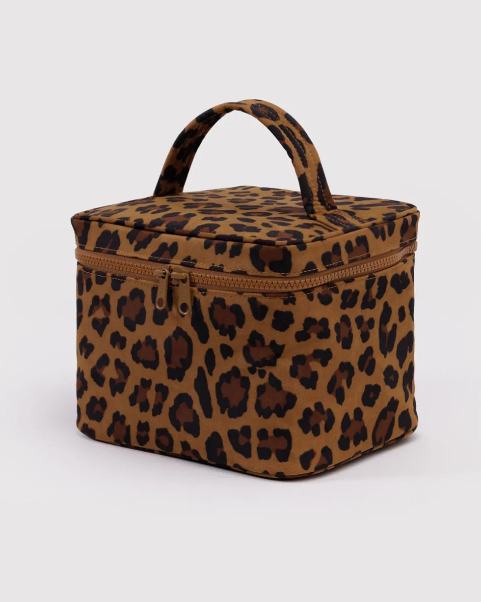 Large Cosmetic Case - Leopard