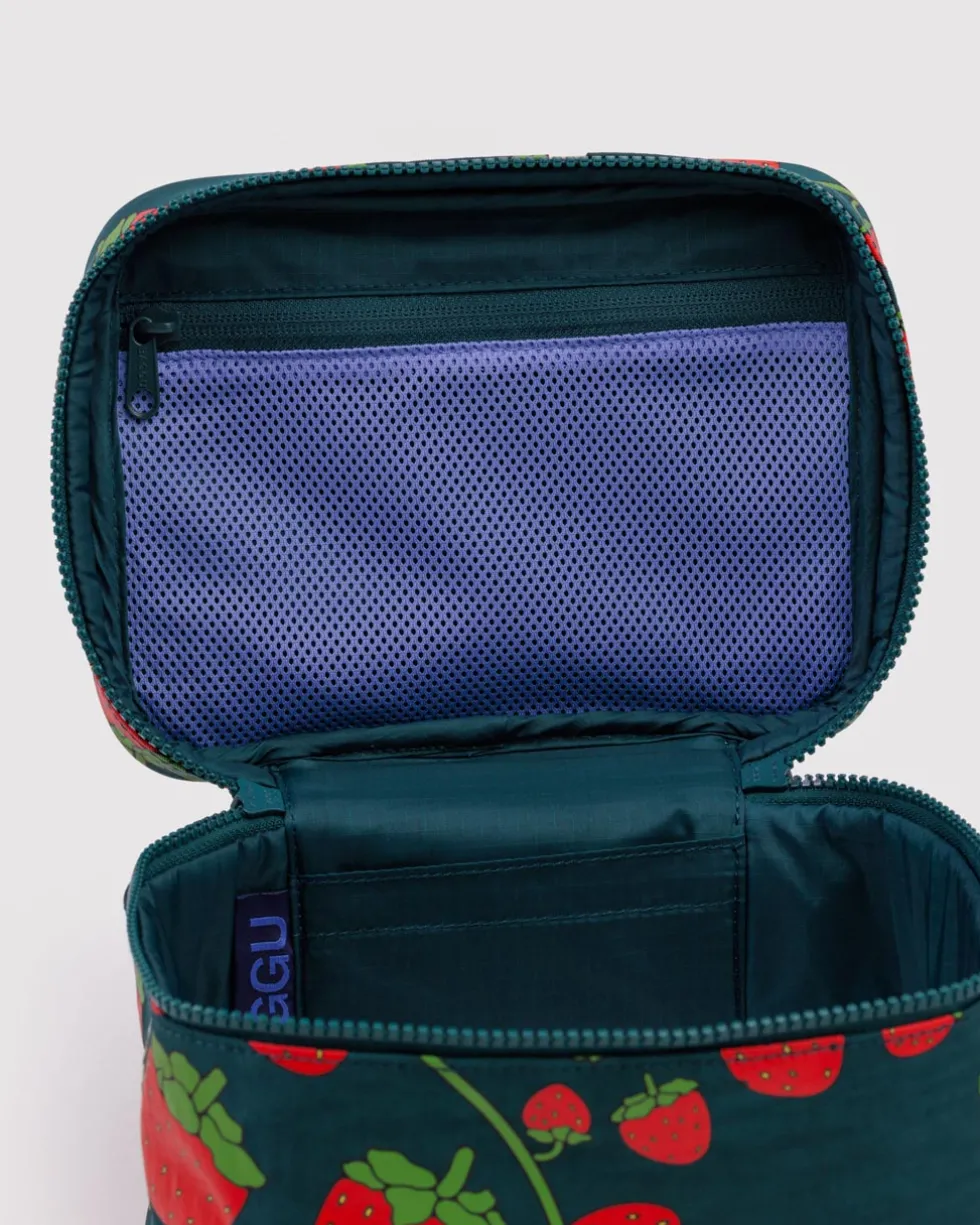 Large Cosmetic Case - Strawberry Blossom