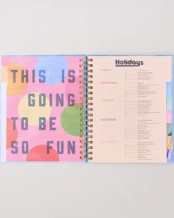 Large 17-Month Academic Planner - Good Things Ahead
