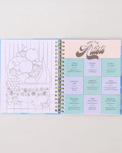 Large 17-Month Academic Planner - White Floral