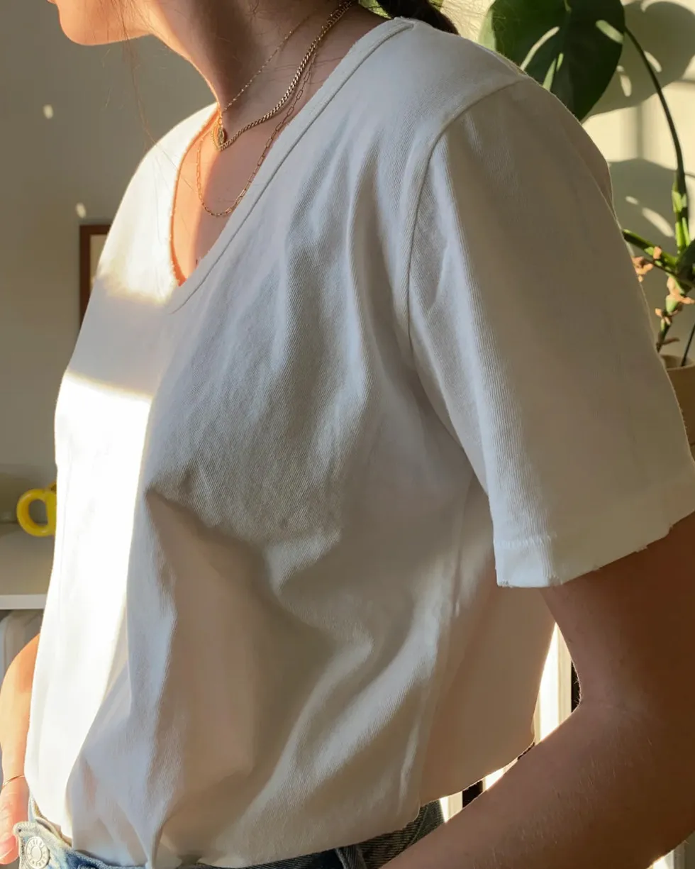 La Vie Tee - Vintage White