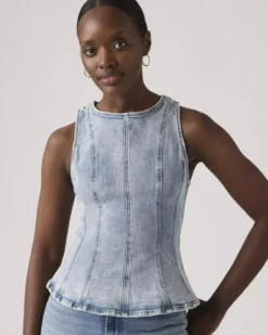 Leighton Peplum Top - The Dust Stone