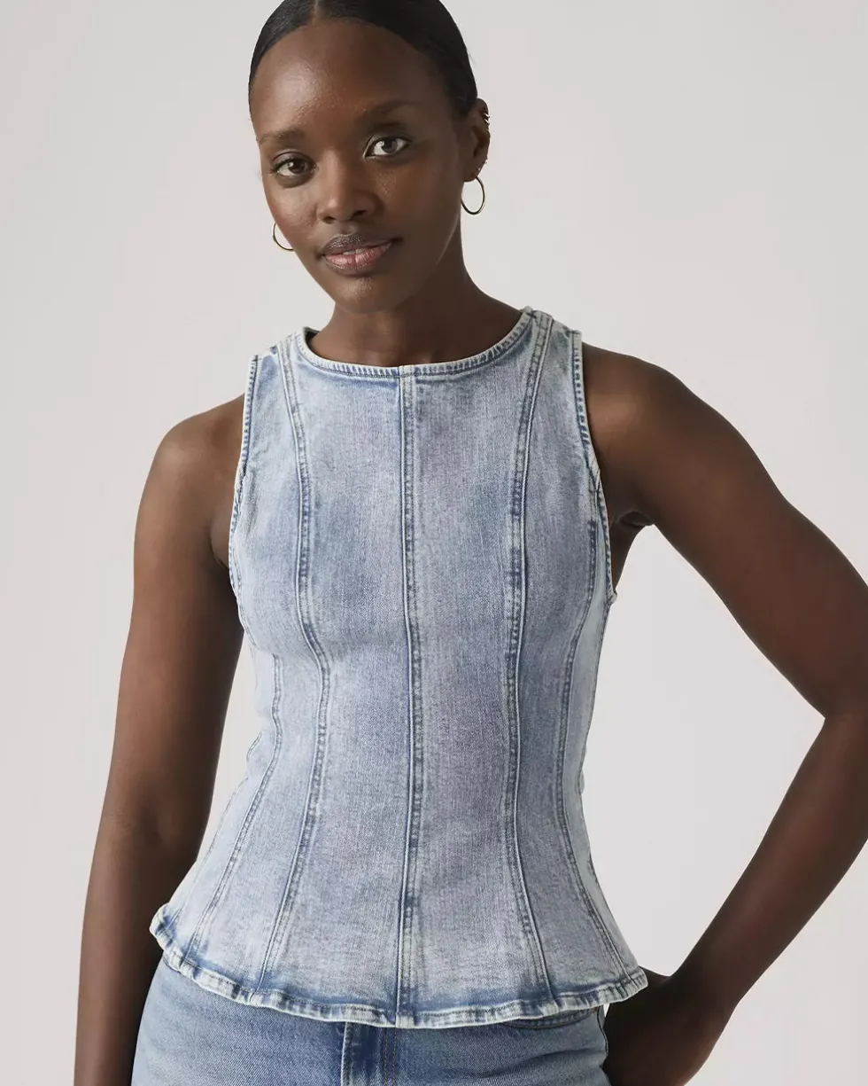 Leighton Peplum Top - The Dust Stone