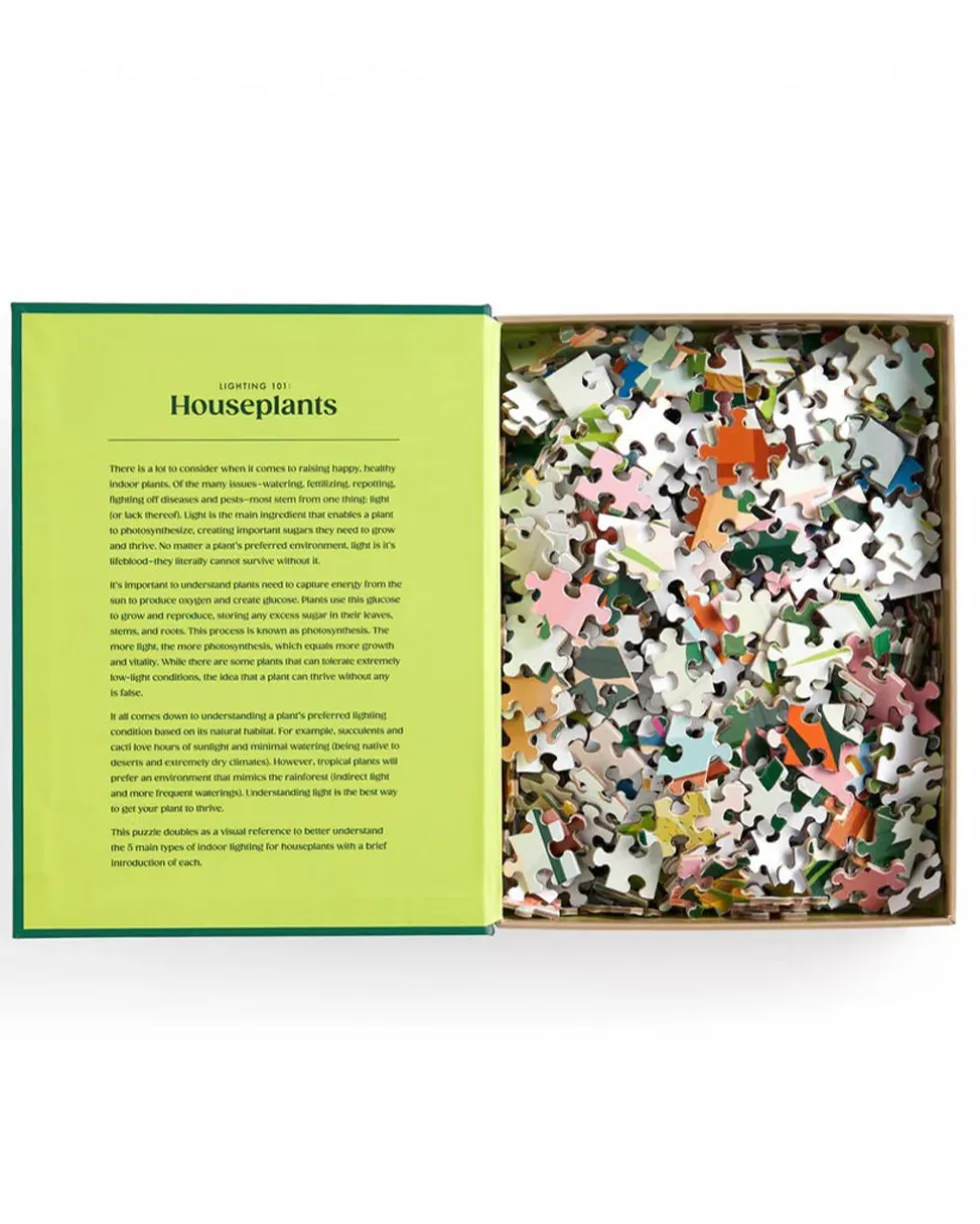 Lighting 101: Houseplants - 500 Piece Book Puzzle