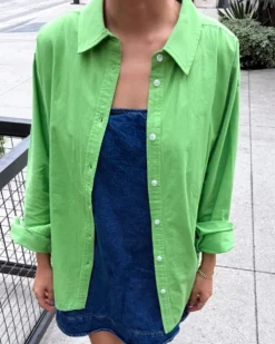 Light Weight Owen Shirt - Green Bud