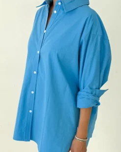 Light Weight Owen Shirt - Lake Blue