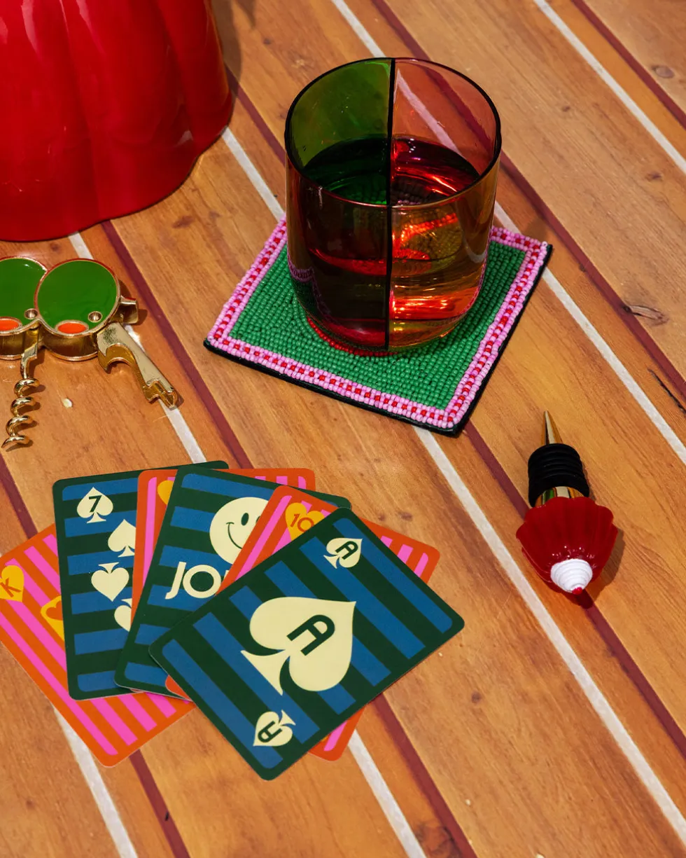 Low Ball Glass Set - Colorblock
