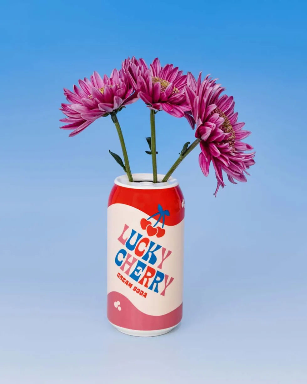 Lucky Cherry Cream Soda Vase