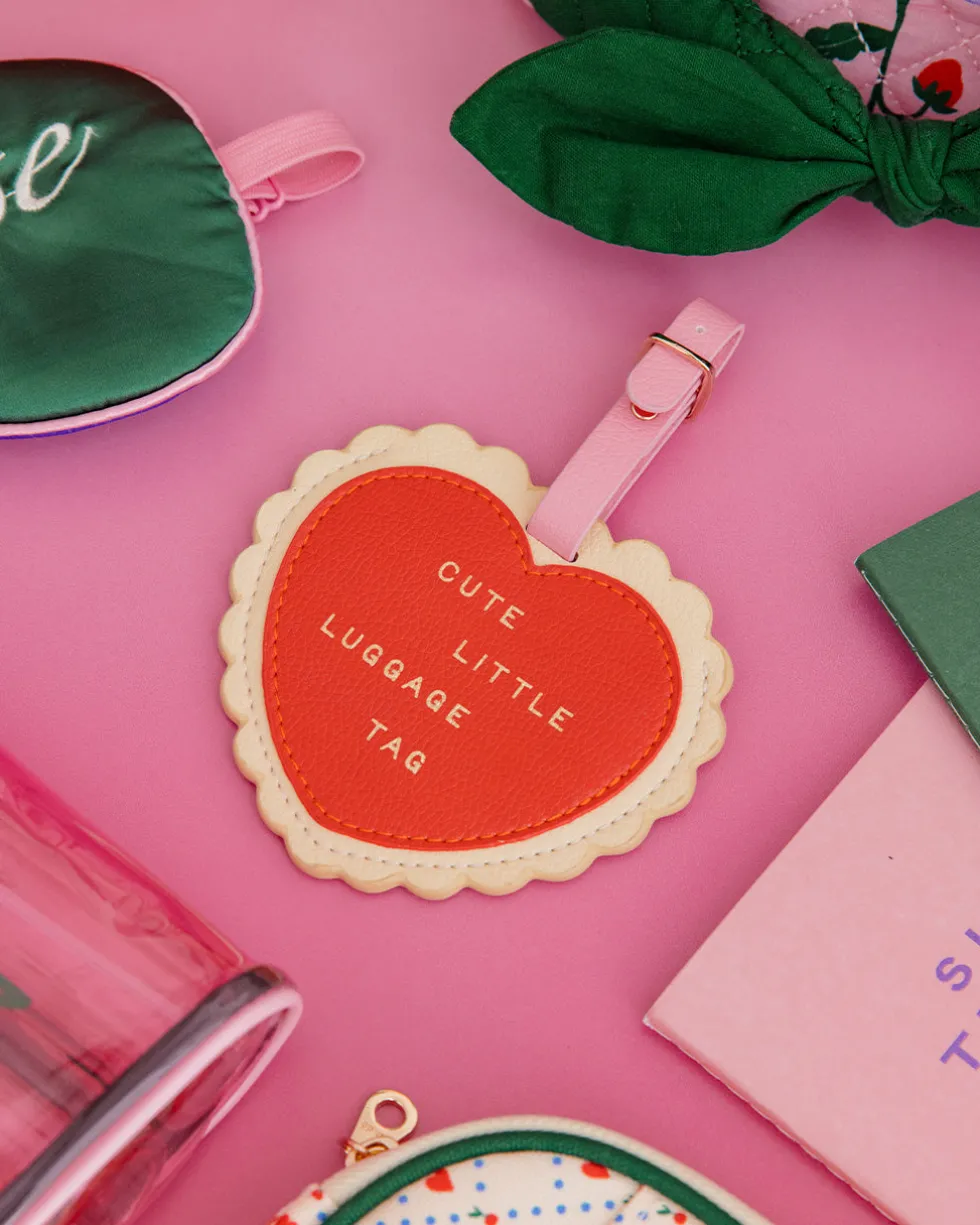 Luggage Tag Set - Heart and Cherry