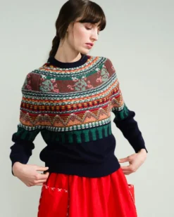 Mabel Fairisle Pullover Sweater
