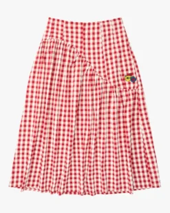 Maeve Midi Skirt - Cherry