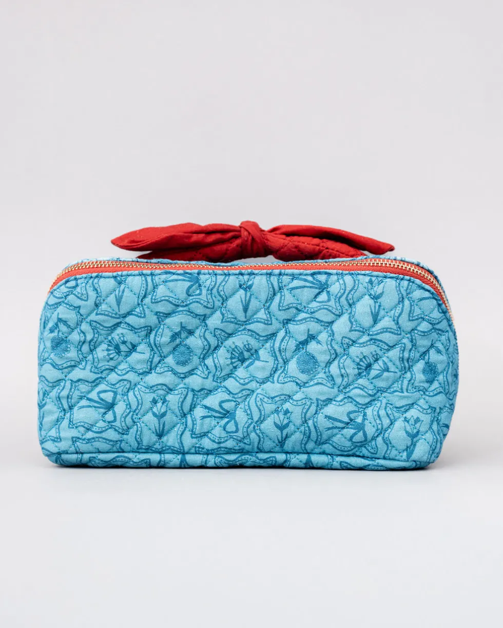 Makeup Bag - Flowers and Bows