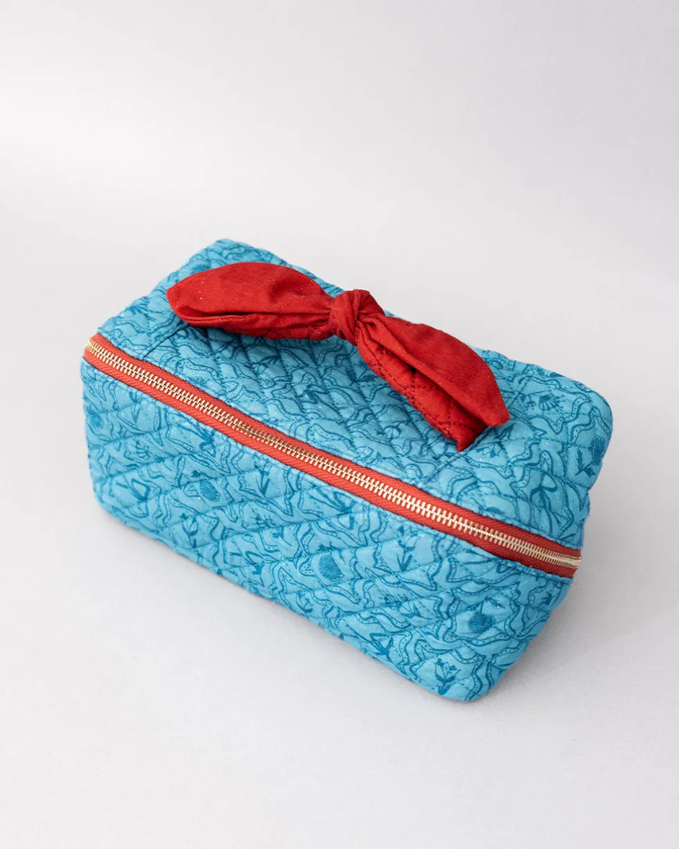 Makeup Bag - Flowers and Bows